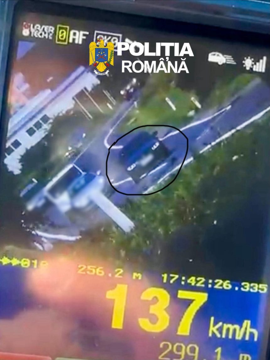 Viteză uriașă și depășire periculoasă