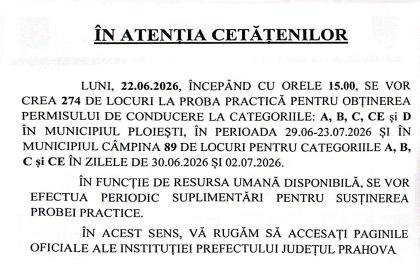 Vești bune pentru viitorii șoferi