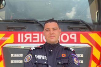Pompier aflat în timpul liber