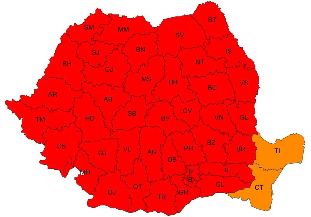 Restricții extinse de circulație
