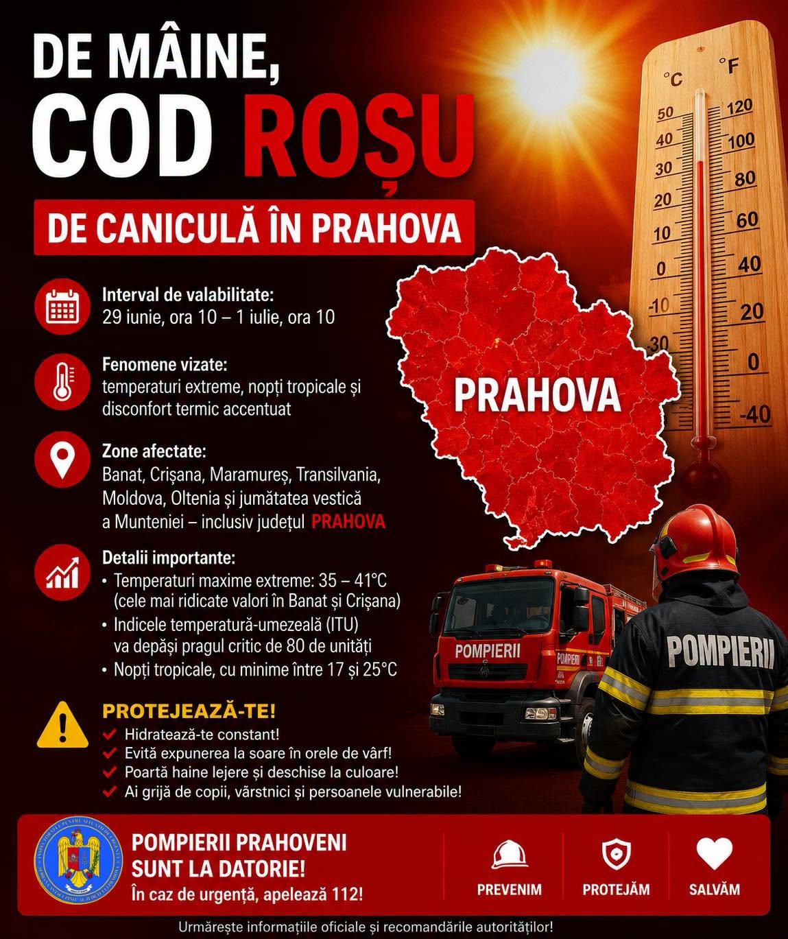 COD ROȘU DE CANICULĂ