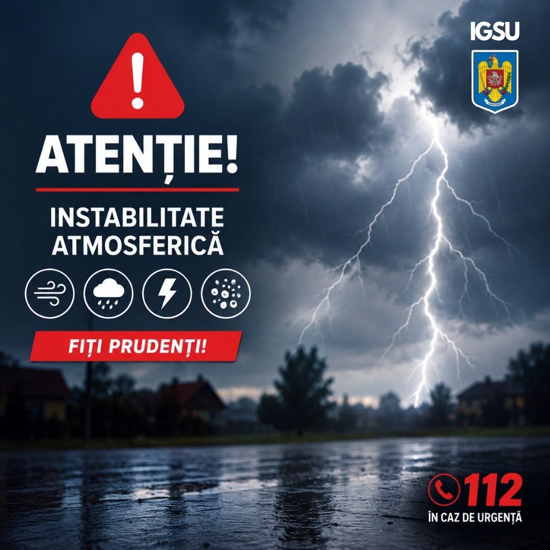Avertisment pentru populație