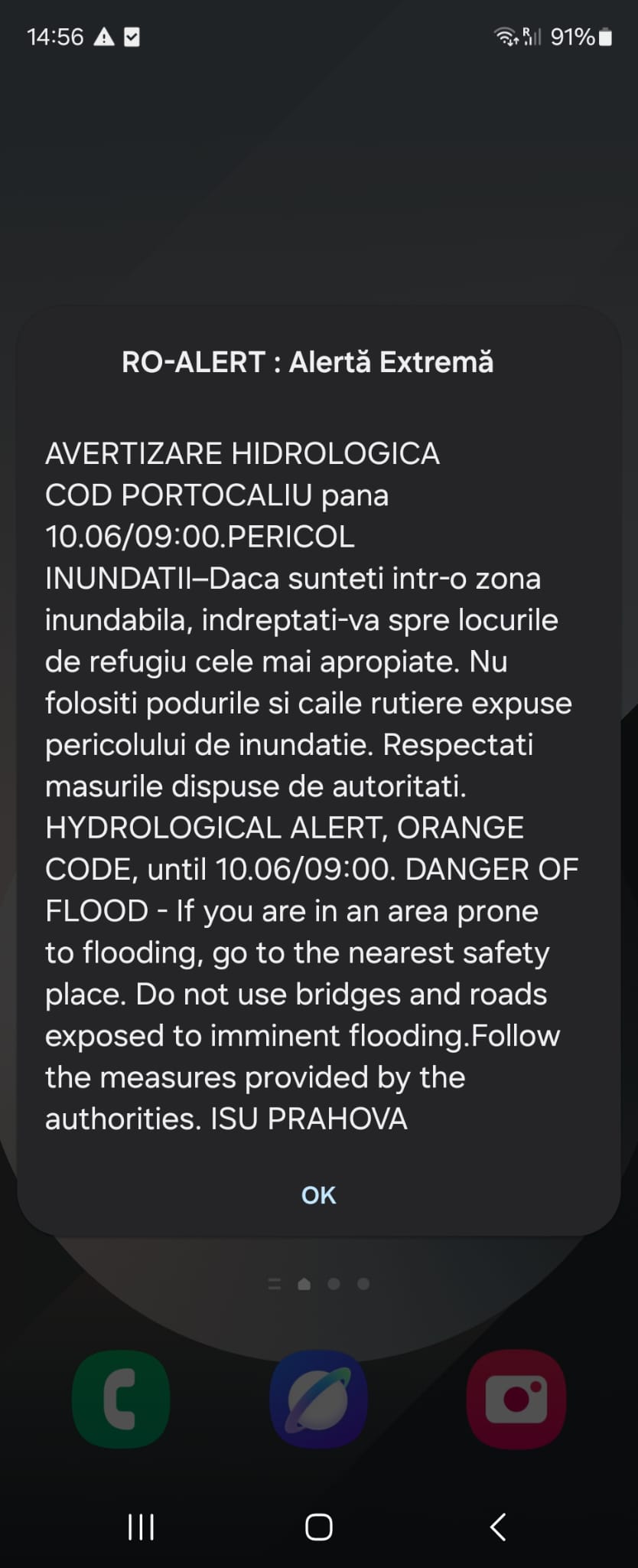 RO-ALERT în Prahova