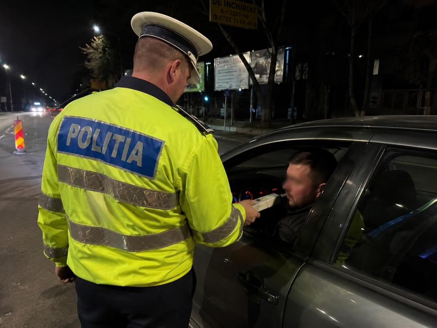 Șofer prins băut la volan