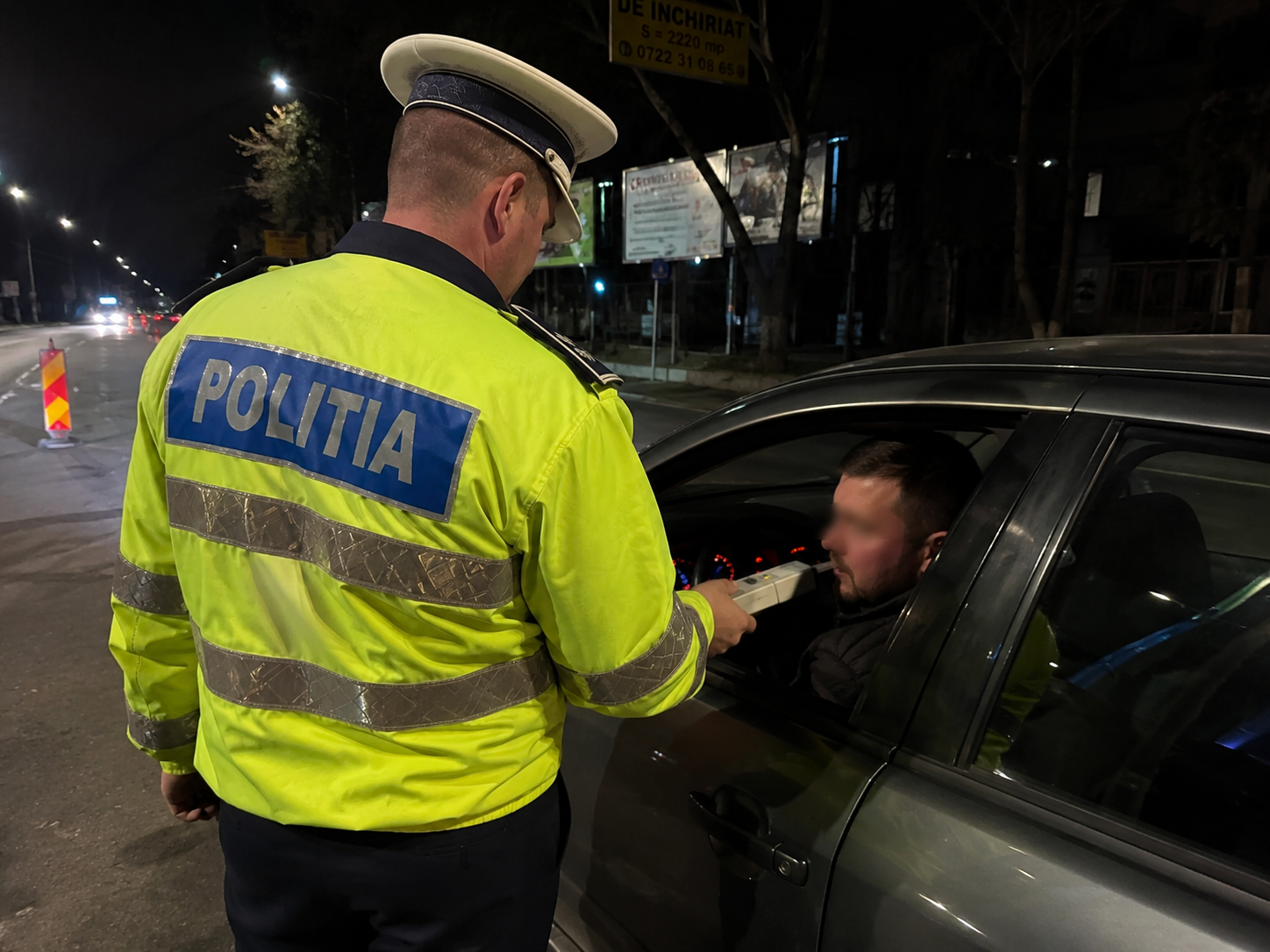 Șofer prins băut la volan