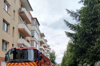 Explozie urmată de incendiu