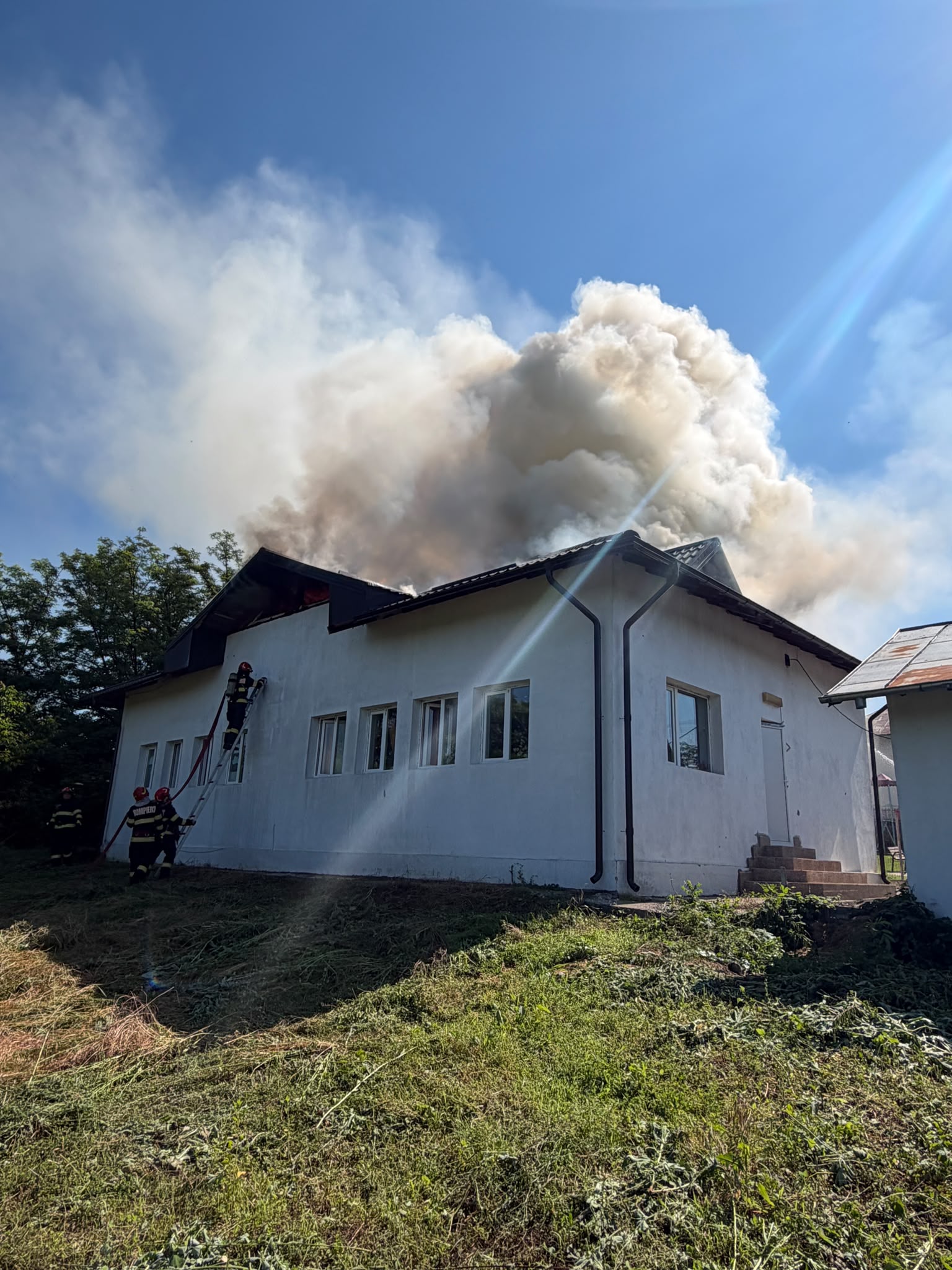 Incendiu la o grădiniță