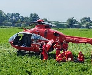 Accident grav pe DN2
