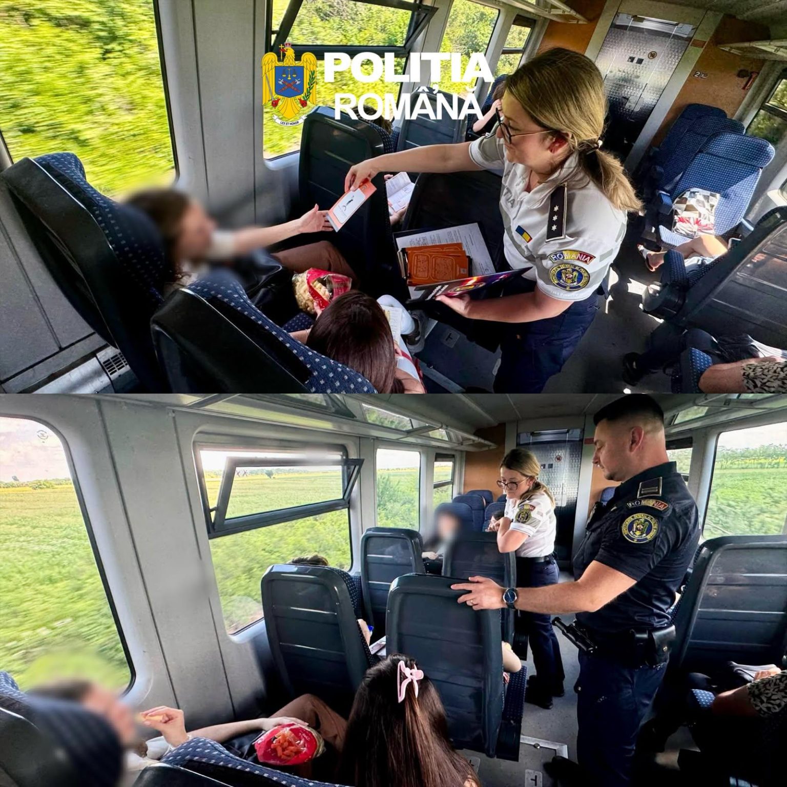 Polițiștii au dus mesajele de prevenire