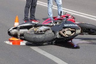 Motociclist rănit