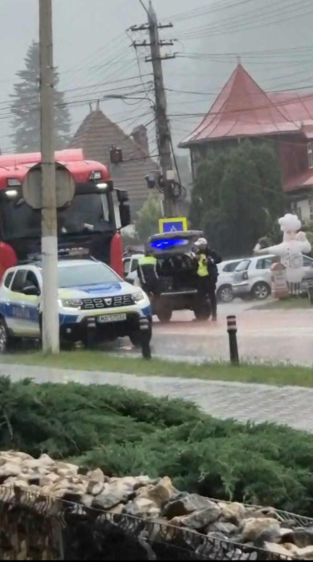 Șoferul care a provocat panică în Bușteni
