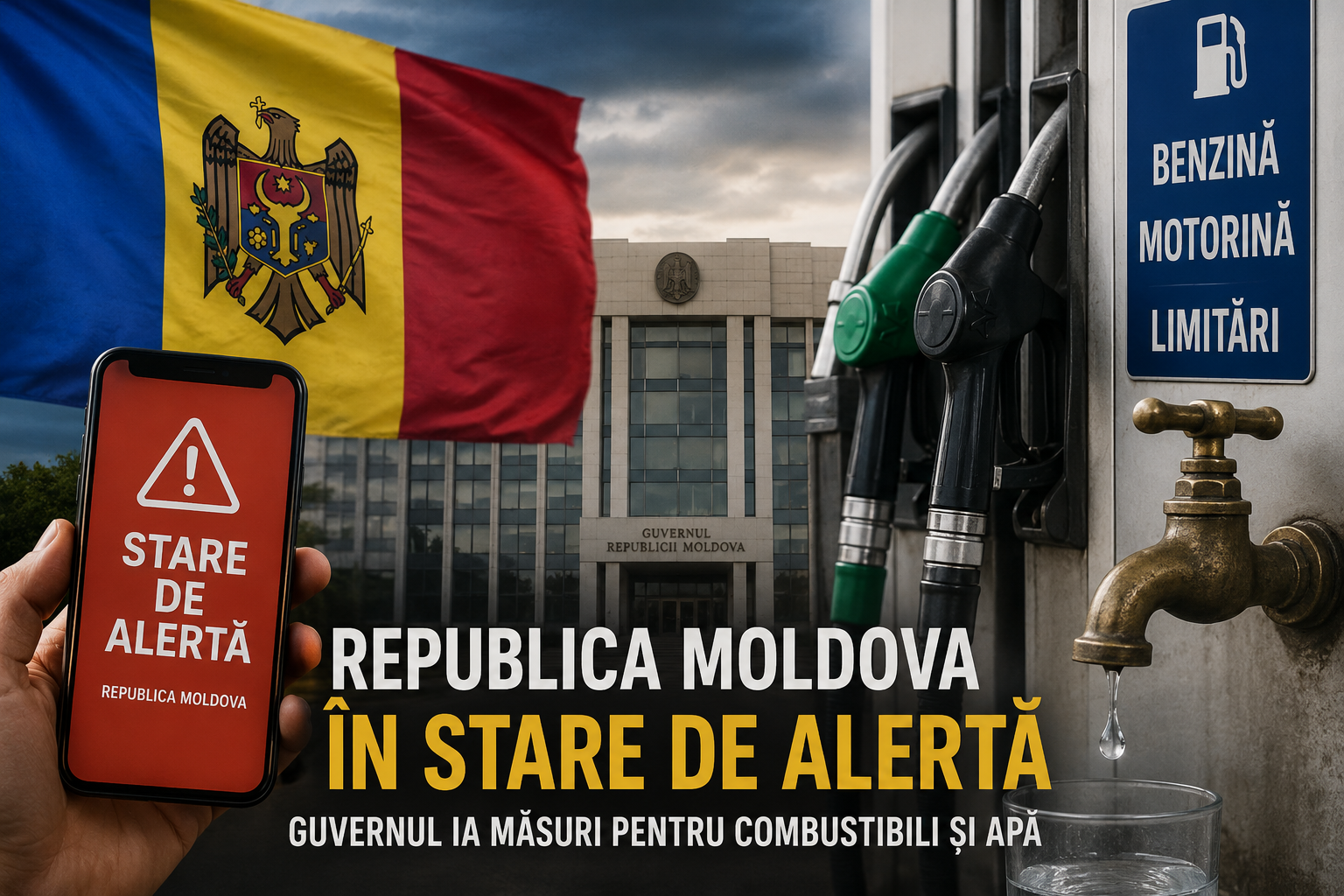 Republica Moldova intră în stare de alertă