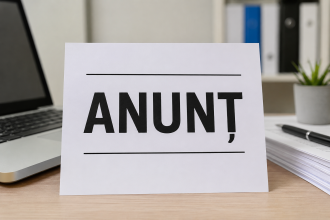 Anunț de pierdere document