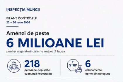 Inspecția Muncii a aplicat amenzi