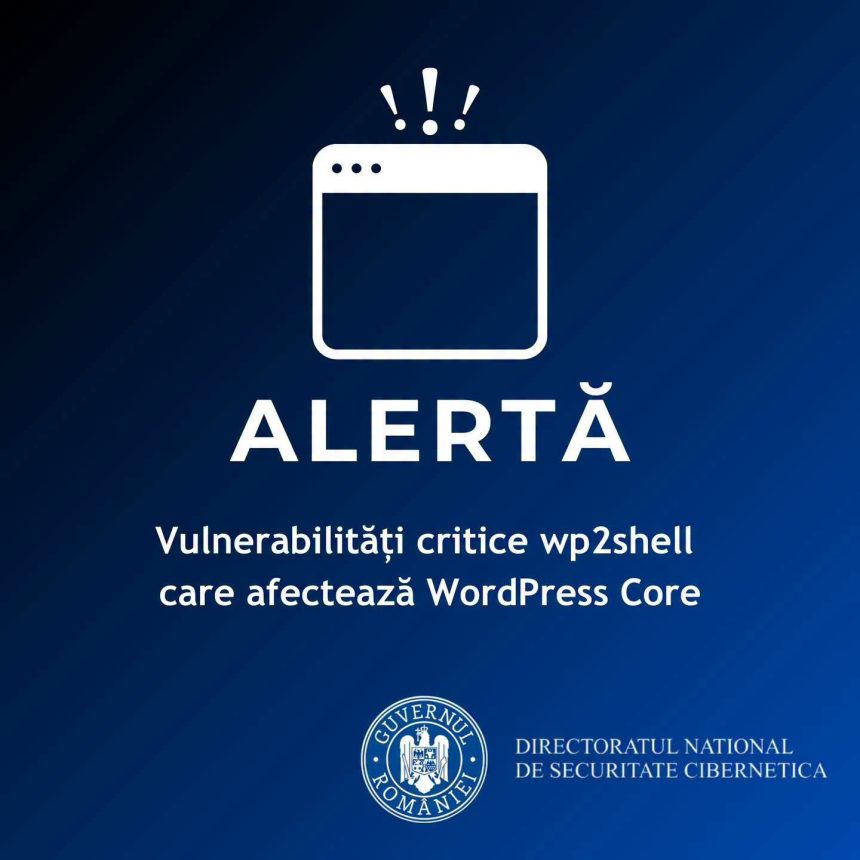 Alertă DNSC