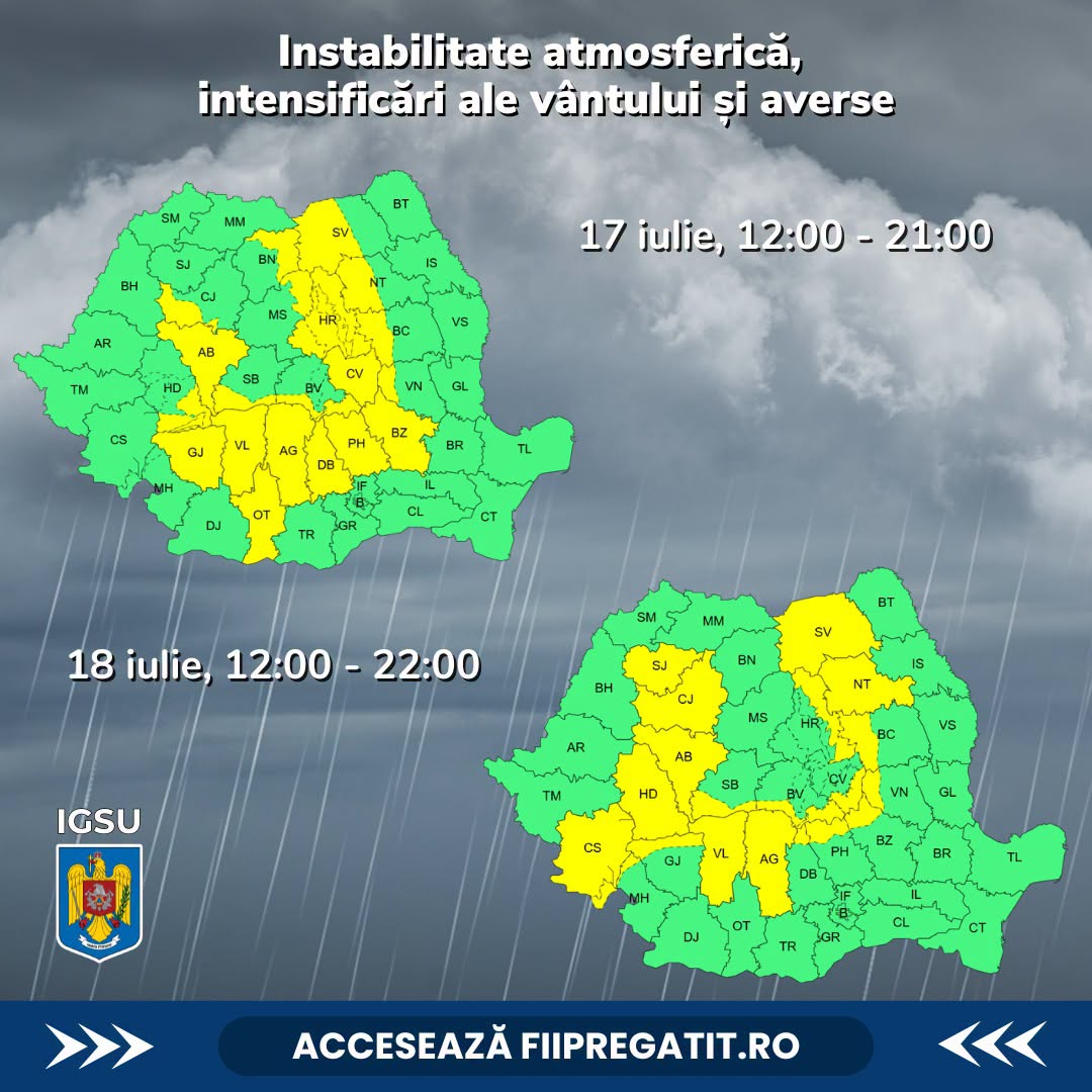 Vremea se înrăutățește din nou