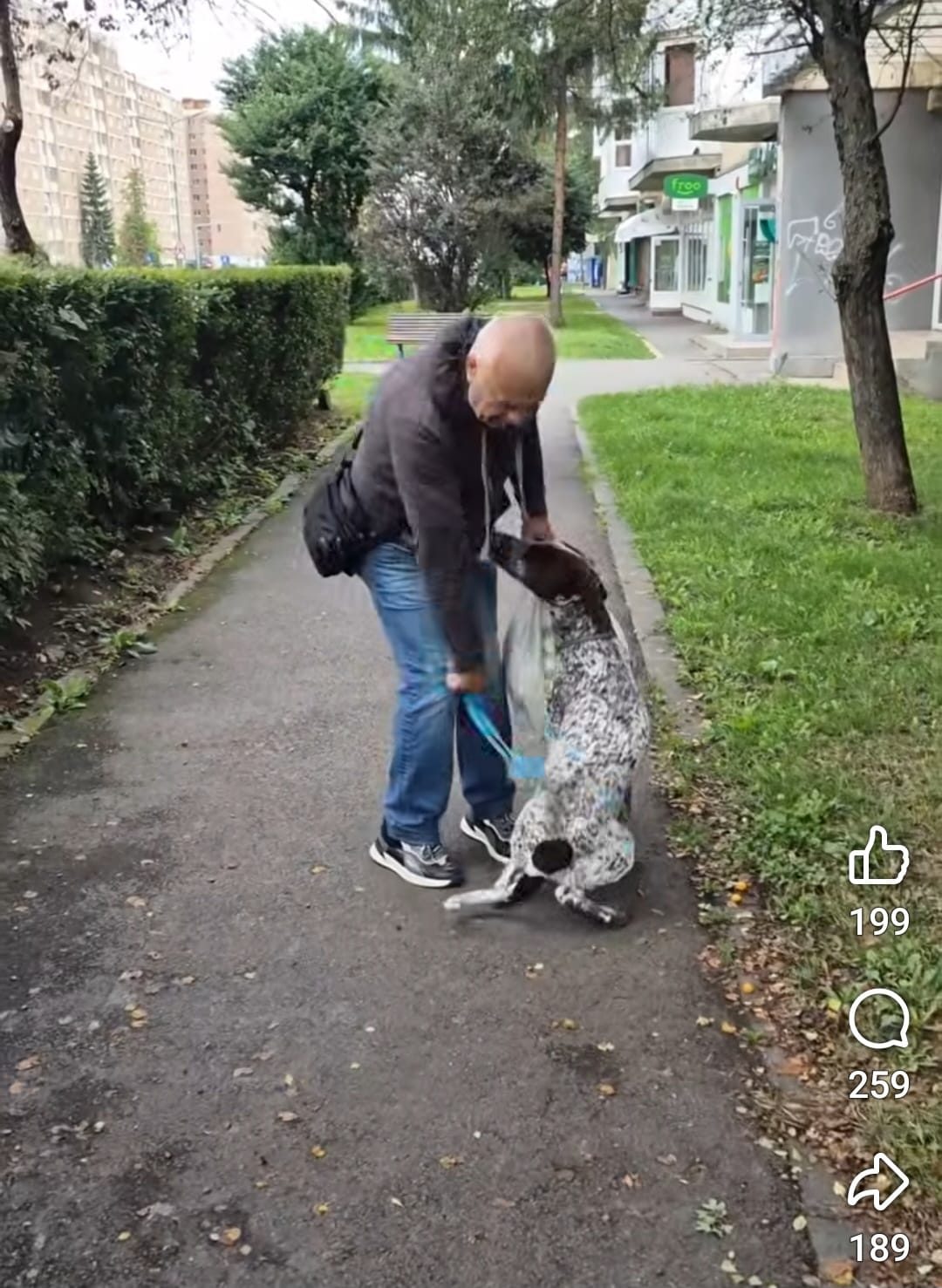 Bărbatul care și-a agresat câinele