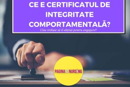 Certificatul de integritate comportamentală