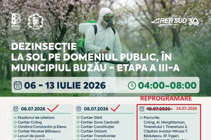 Dezinsecția din Buzău