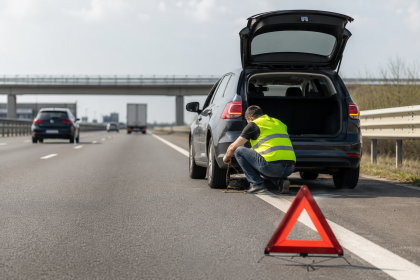 Pericol pe autostradă