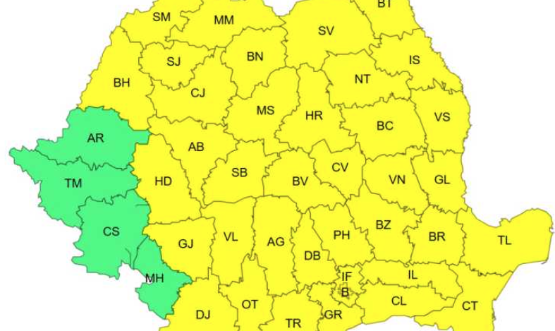 ANM extinde avertizările