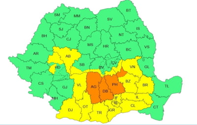 Vreme severă în România
