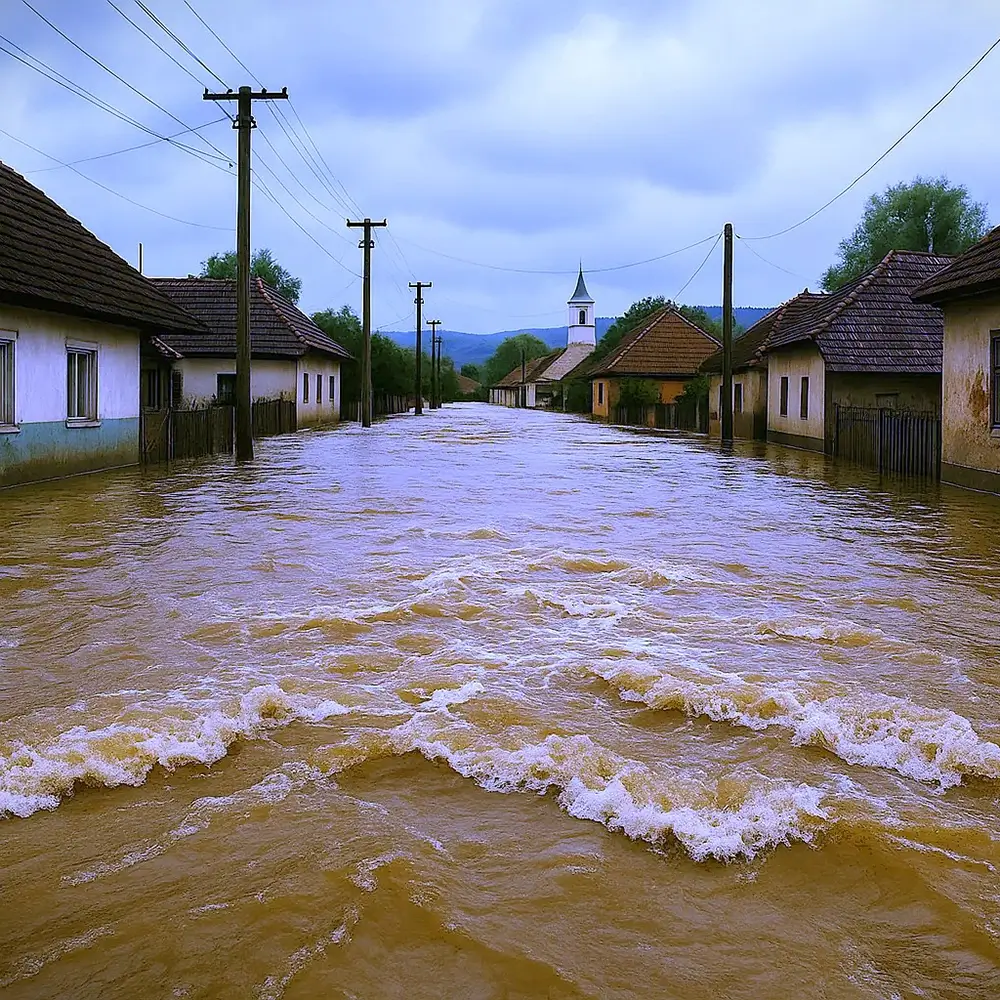 Posibile inundații în 27 de județe