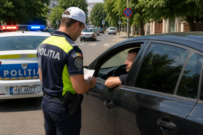 Șofer prins la volan deși avea permisul