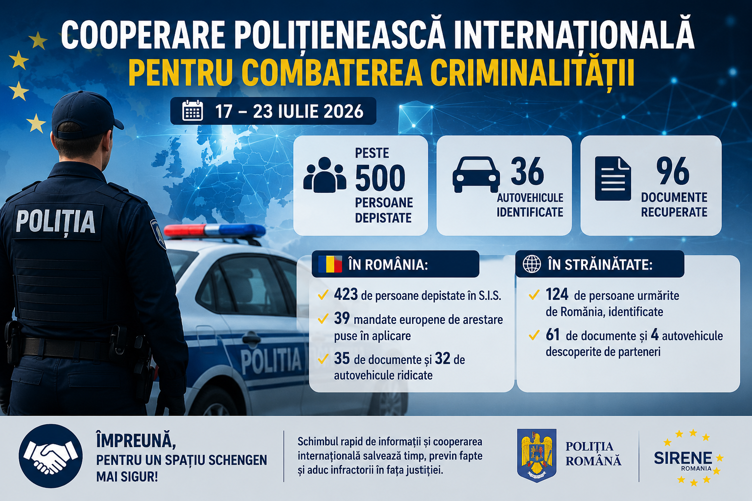Peste 500 de persoane și bunuri urmărite