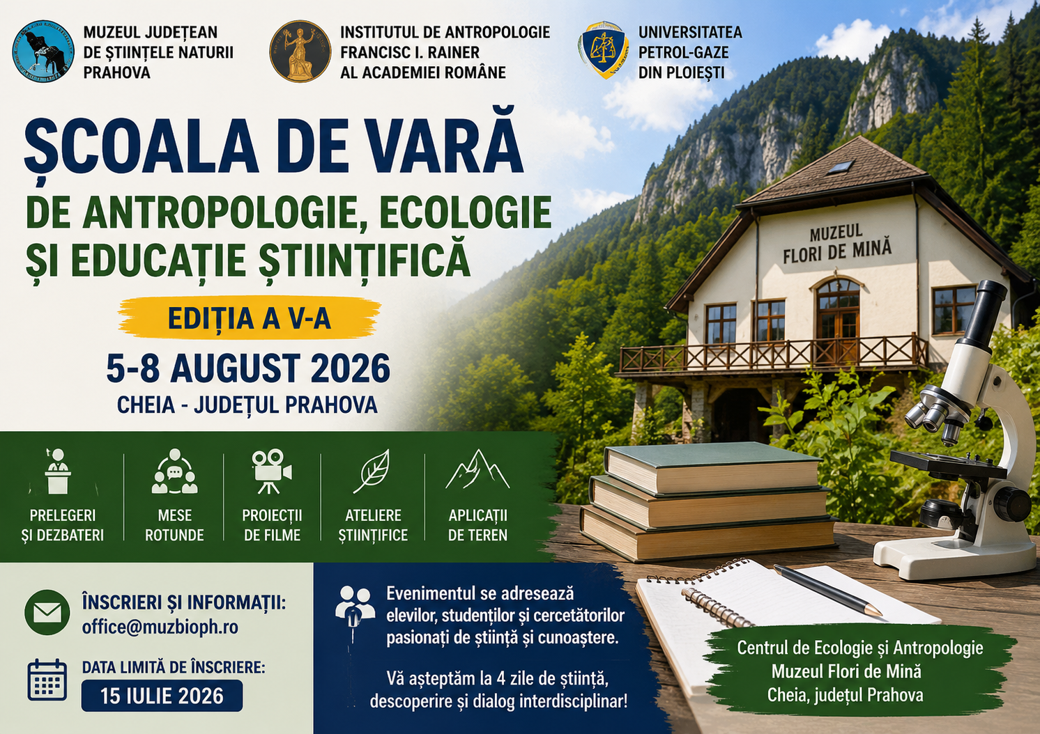 Școală de vară la Cheia