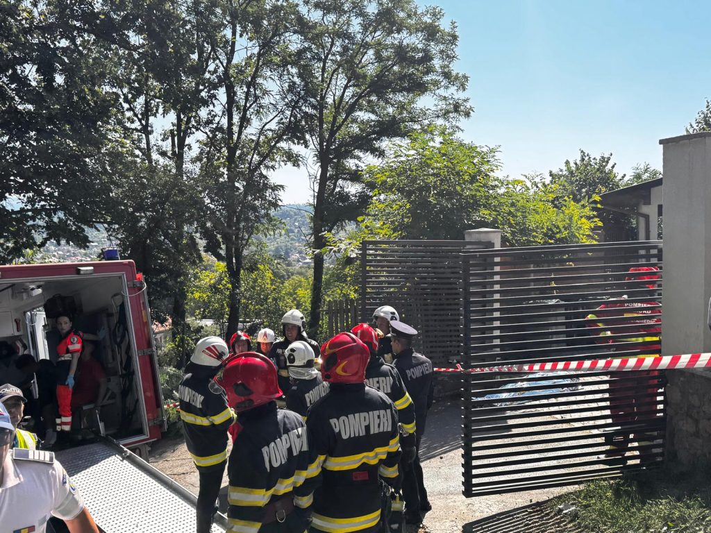 Imagini de la locul accidentului