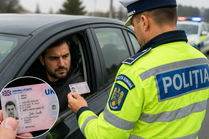 Șofer prins cu permis fals