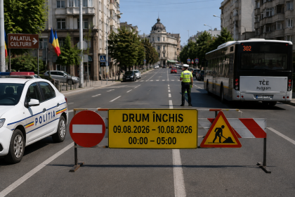 Trafic dat peste cap în centrul Ploieștiului