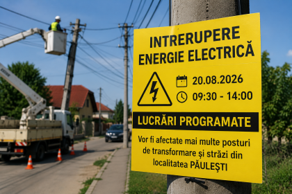 Păulești rămâne fără curent
