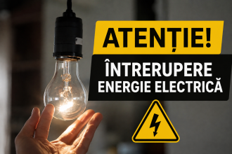 Curentul electric va fi întrerupt