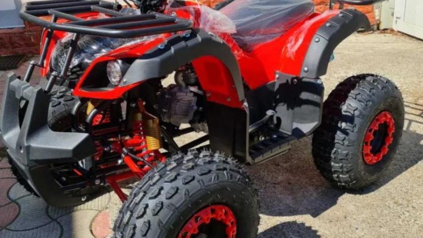 ATV scăpat de sub control